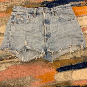 Levi denim shorts